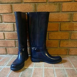 Coach Lori Navy 9M Rain Boots